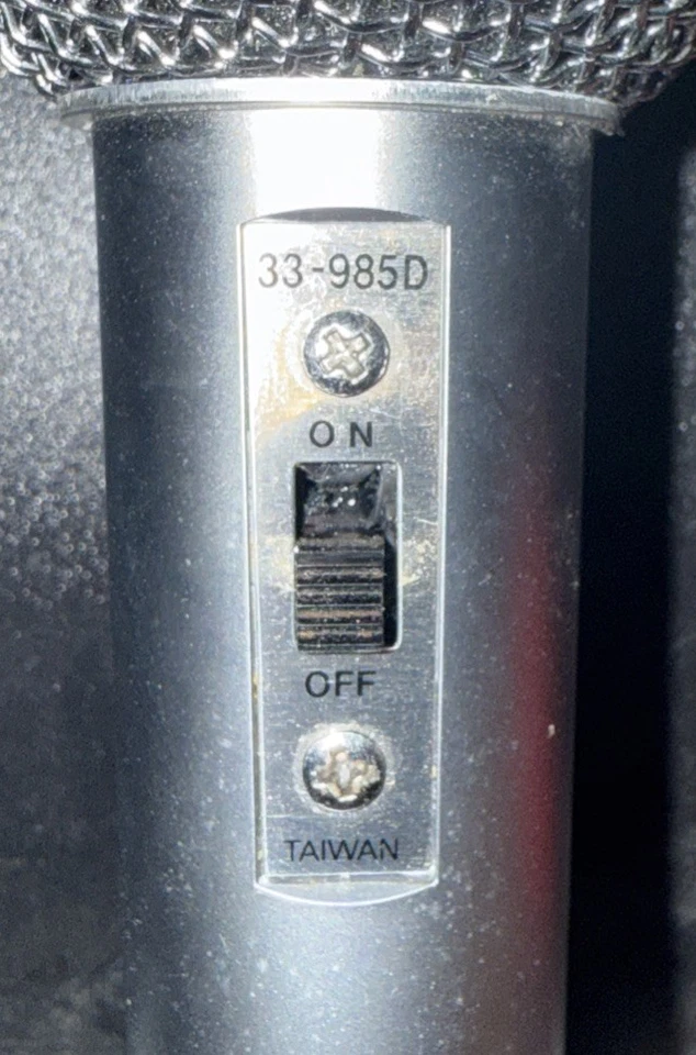 REALISTIC Omnidirectional Microphone HIGHBALL-2 600 OHMS 33-985E MIC Audio - Image 2 of 4