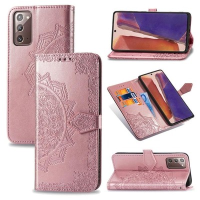 Für Samsung Galaxy Note20 Ultra Halfway Mandala Embossing Pattern Hülle in pe