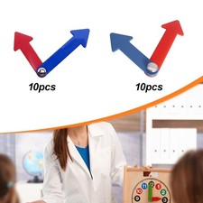 10 Pieces Clock Hands Kit Replacement Telling Tools for Home School Students