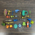 Vintage Teenage Mutant Ninja Turtles Weapons And Accessories Lot Of 25