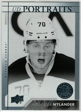 2017-18 Upper Deck Series 1 UD Portraits Alexander Nylander Rookies