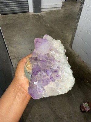 2.67 LB Natural Amethyst Point Quartz Crystal Rock Stone Purple Mineral
