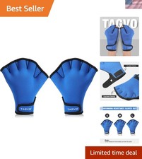 Durable Webbed Swim Gloves for Aquatic Exercise Lightweight Comfortable Fit