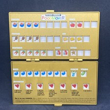 Richard Simmons Foodmover Calorie Counter Diet Program Gold Plastic Meal Tracker