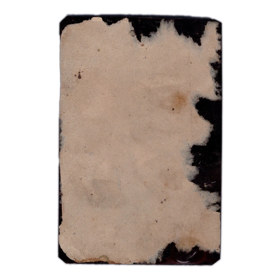 Musician Couple Performing By the Sea - Antique Tintype Photo - Guitar & Violin - Image 2 of 2