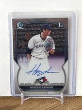 2023 Bowman Chrome Hayden Juenger 1st Auto Autograph CPA-HJ Toronto Blue Jays RC