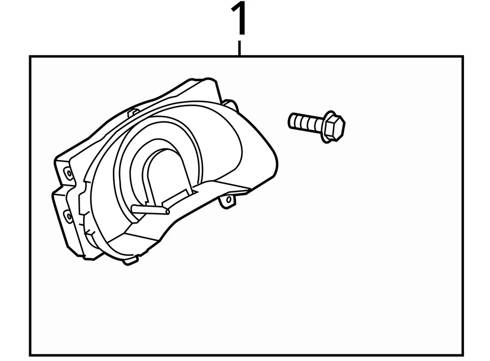 Cuadro de instrumentos velocímetro Nissan Versa 2013-2013 medidores 248109ka0a USSB6 Foto 4 de 4
