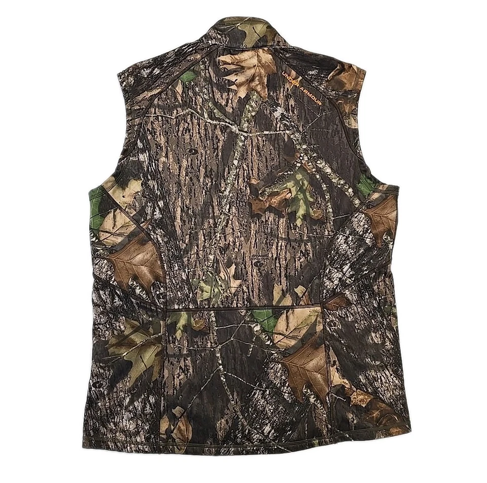 Chaleco camuflado Under Armour para hombre roble musgo talla XL caza al aire libre ligero Foto 3 de 4