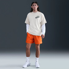 Nike Club Sportswear Woven Lined Flow Orange Shorts FN3307-819 Men  s Size M NWT