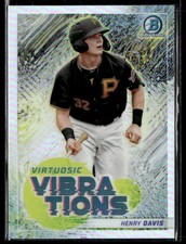 2022 Bowman #VV-8 Henry Davis Virtuosic Vibrations Baseball Card 0302H