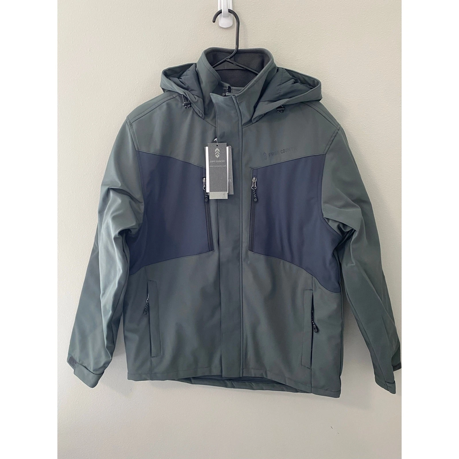 New Free Country Men's Snow Jacket, Fleece Lined Evergreen Size Small
Opens in a new window or tab