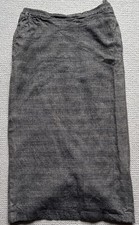 Eskandar Green Linen Weave Skirt From Neiman Marcus Size 3