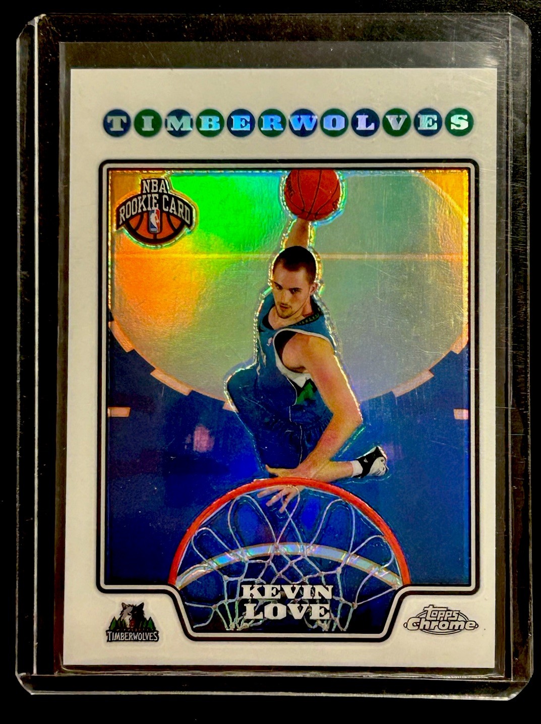 2008-09 Topps Chrome - Kevin Love #185 Refractor (RC)