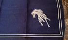 Horse print Navy Blue Bandana/Handkerchief 17" x 17" NEW — photo 2