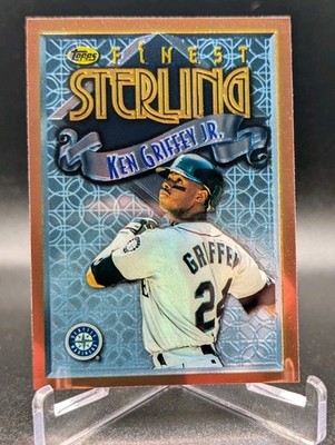 1996 Topps Finest Ken Griffey Jr. #24 No Coating 