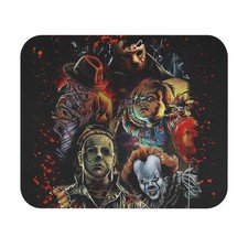 Horror-Themed Mouse Pad, Perfect for Office, Gamer Gift, Halloween Decor, Film