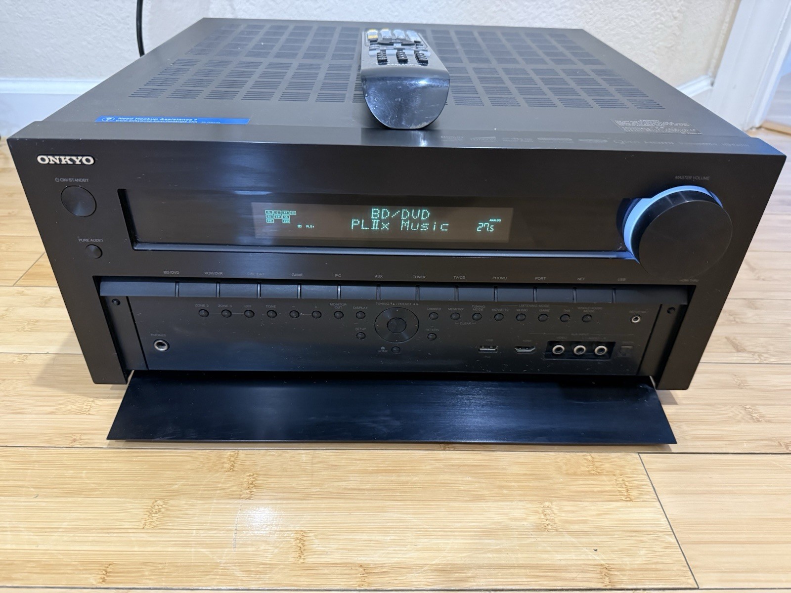 Onkyo TX-NR809 7.2 Network 4K Upscale 3D Ready AV Receiver 135 WPC Video Avail