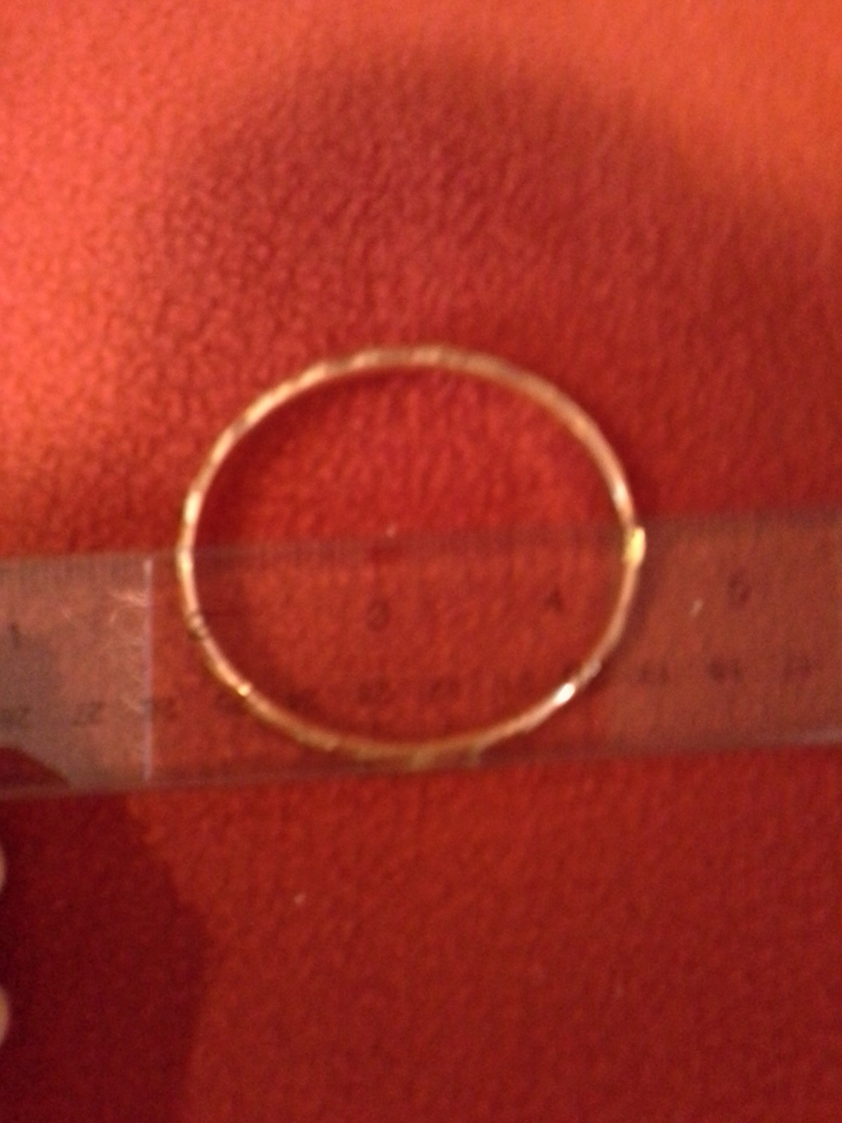 Solid  14K Yellow Gold Bangle Hinged Bracelet Las… - image 8