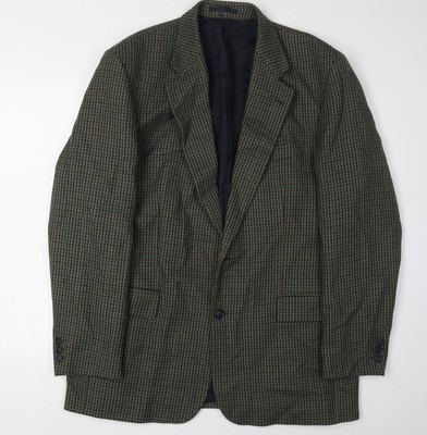 Horne Brothers Herren Blazer grün kariert, 42 lang