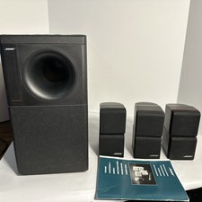 Bose Acoustimass 5 Series II Speaker System 3 Dual Cube Array Speakers Subwoofer