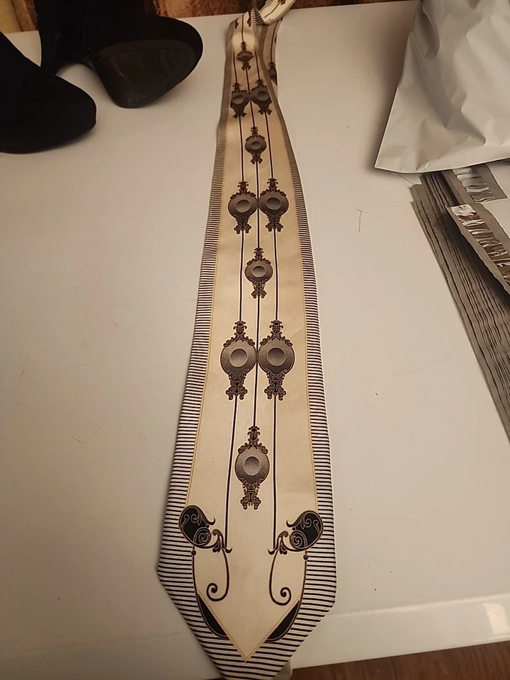 Gravata de seda Ottimo Uomo Rn 86823 feita à mão na Coréia - Imagem 2 de 4