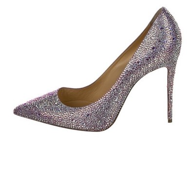 靴 Christian Louboutin KATE CRYSTAL CROSS Christian Louboutin Kate Strass 100 Swarovski Crystals Pumps Heels