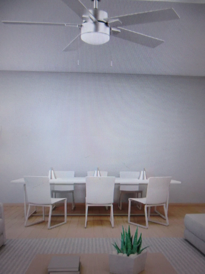 Hampton Bay 52 in. Corwin Indoor/Outdoor Silver LED Ceiling Fan with Light Kit - Image 2 of 4