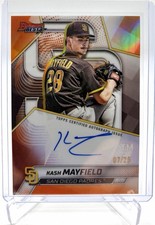 2025 Bowman's Best Kash Mayfield Auto #B25-KMA (RC) Padres True Orange 07/ 25