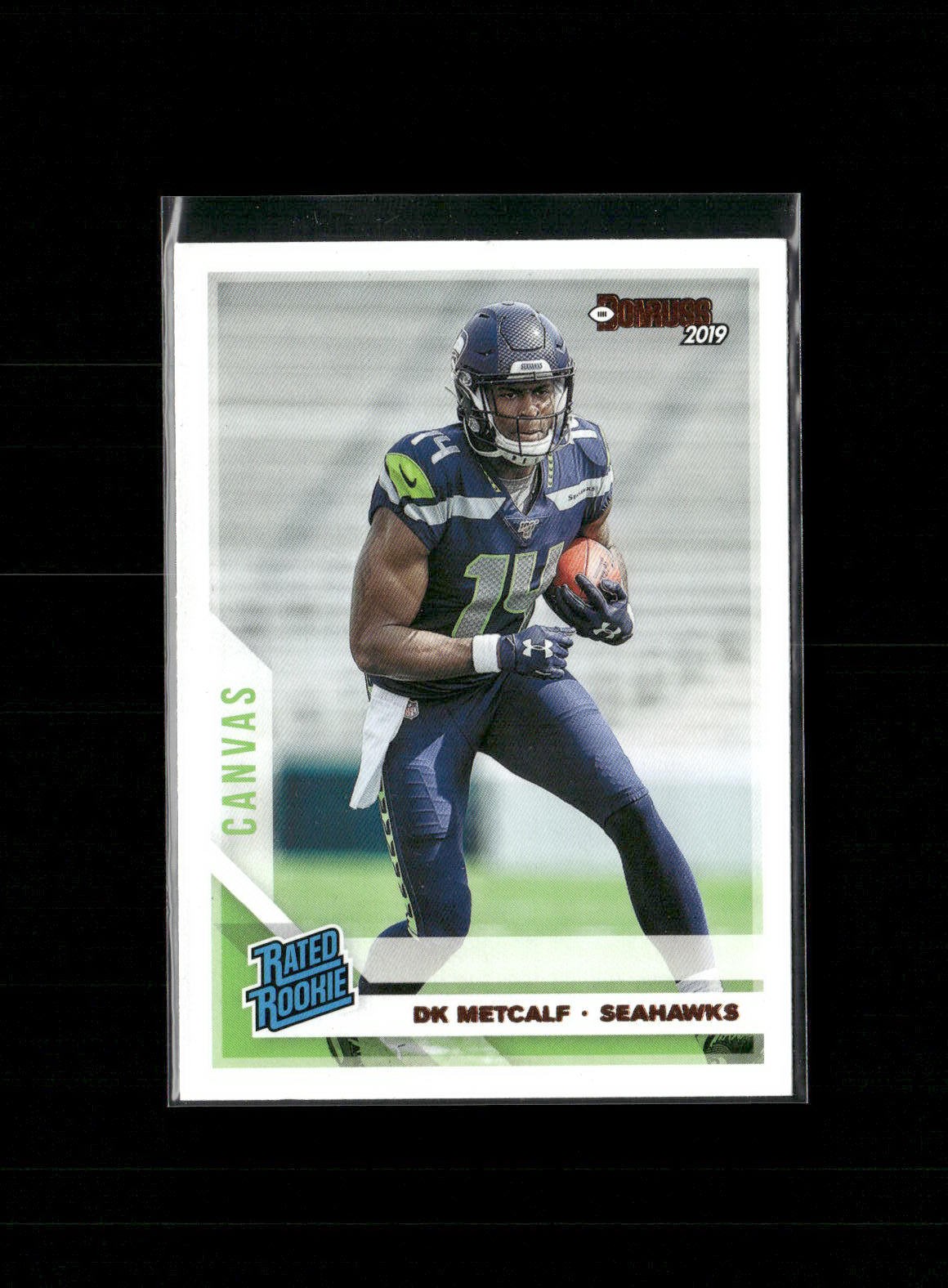 2019 Donruss #313 DK Metcalf Rated Rookies Canvas