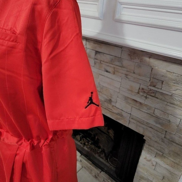 Nike Jordan (Her)itage Women's Flight Suit romper jumpsuit red small med New! thumbnail 7