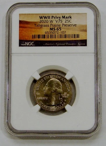 2020-W America the Beautiful Quarters — photo from the most recent tracked eBay sale