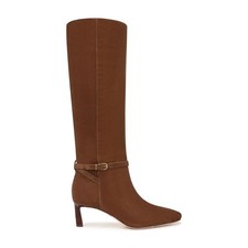 New Veronica Beard Kailine Knee High Boot Chestnut Suede Sz 10.5