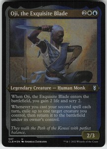 Oji, the Exquisite Blade (Foil Etched) #547 - Commander Legends: Battle for Baldur's Gate