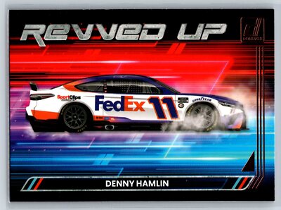 2023 Donruss Denny Hamlin Revved Up Retail Insert Joe Gibbs Racing #RU5