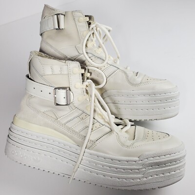厚底プラットフォーラム adidas Triple PlatForum Hi Off White adidas Triple Platforum High Off White | eBay