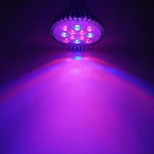36W Azul 450nm + Rojo 660nm PAR38 LED Lámpara Spot Bombilla Crecer Luz Planta