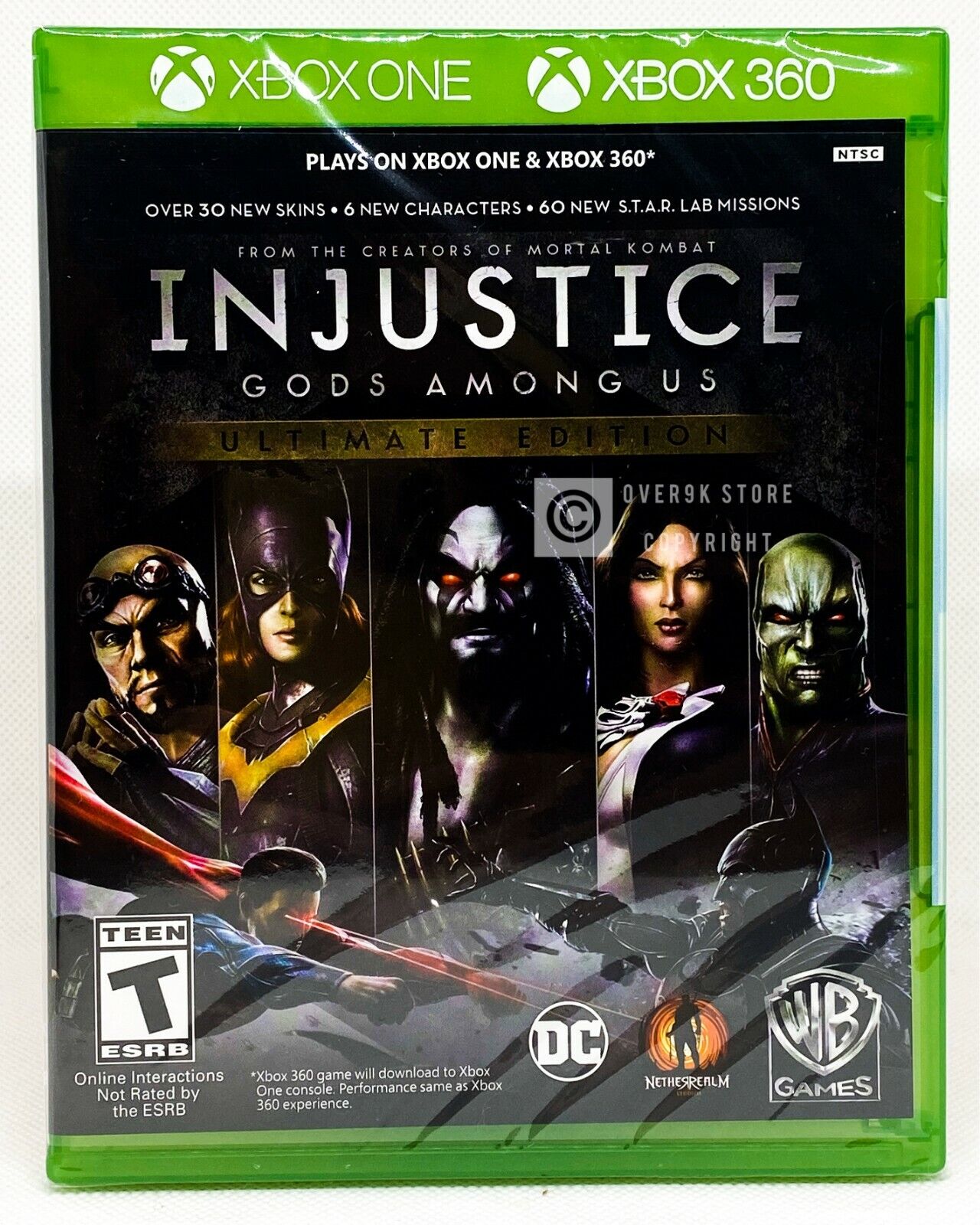 Lot of 2 Xbox 360 video games. 1. Ultimate Alliance 2. Injustice Gods among  us.