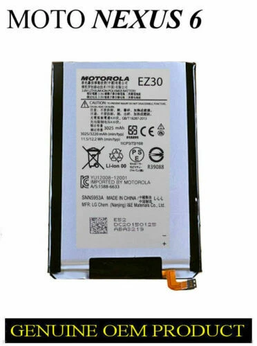 Motorola Cell Phone Batteries for Motorola for Motorola Nexus 6