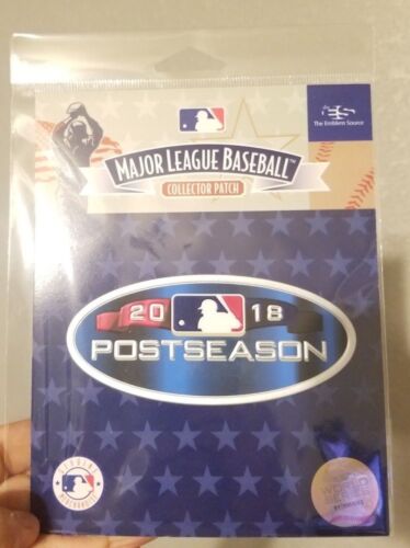 MLB 2018 Postseason Patch Astors Braves Cubs Red Sox Indians Dodgers Yankees - Picture 1 of 1