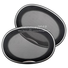 2PCS 6x9 Inch Speaker Grill Cover 6"x9" Loudspeaker Metal Mesh Protective Net 7