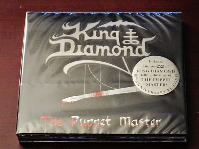 King Diamond: The Puppet Master CD + DVD 2 Disc Set 2003 Metal Blade Digipak NEW