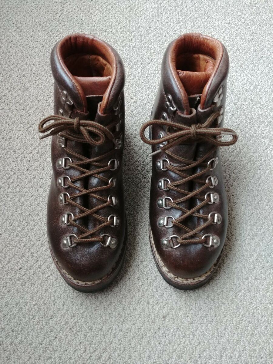 Vintage Brown Leather Tyrol Alpine Hiking Boots Men's US 6.5 Vintage Brown Leather Tyrol Alpine Hiking Boots Men's US 6.5