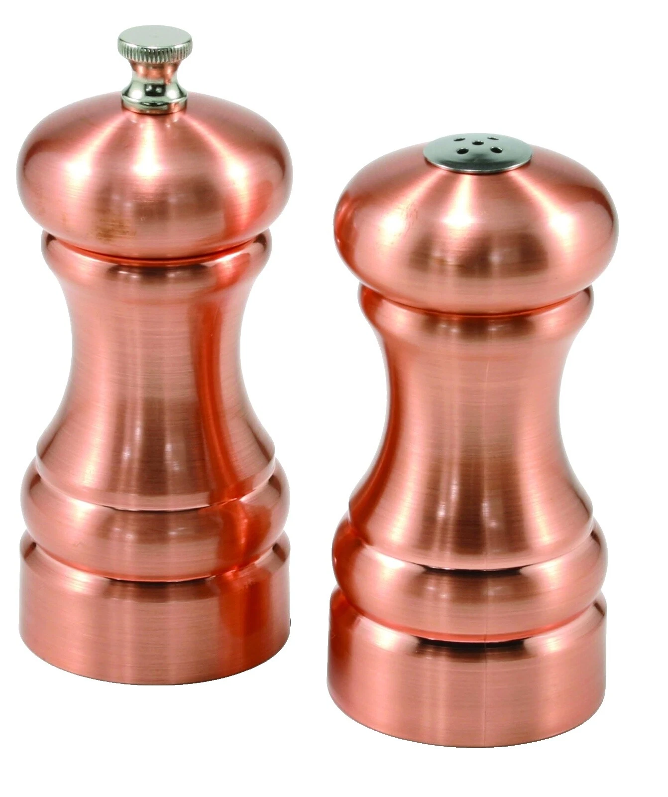 Carbon Steel Salt & Pepper Shakers & Mills