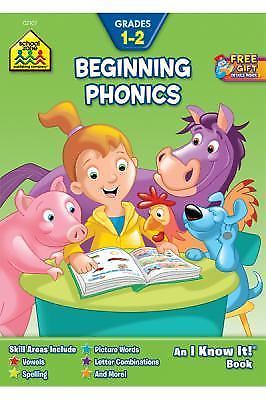 School Zone - Beginning Phonics Workbook - 9780887433337, School Zone, paperback