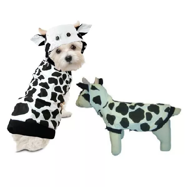 High Quality Dog Costume COW COSTUMES Moo Moo Outfits For Dogs As Farm Animal