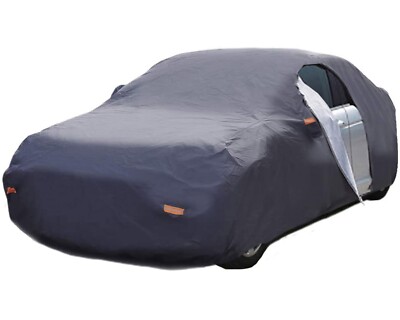 AUTO ABDECKPLANE ABDECKPLANE 250G MIT 6 RISSEN REFLEKTIEREND WASSERDICHT SIZE XS