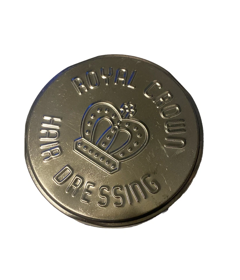 Aderezo para el cabello Royal Crown original 5 oz. Tarro Old Can Jar Easy Twist Off Nuevo Foto 4 de 4