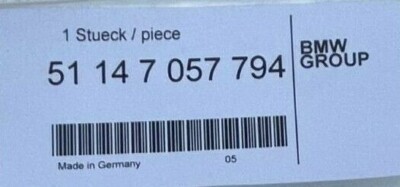 BMW (Original OE) 51147057794 online kaufen | eBay