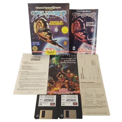AD&D - Spelljammer - Pirates of Realmspace - Big Box - IBM 3,5'' - CiB - SSI 1992