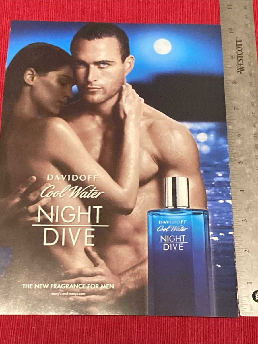 Davidoff Cool Water Night Dive Cologne 2012 Print Ad